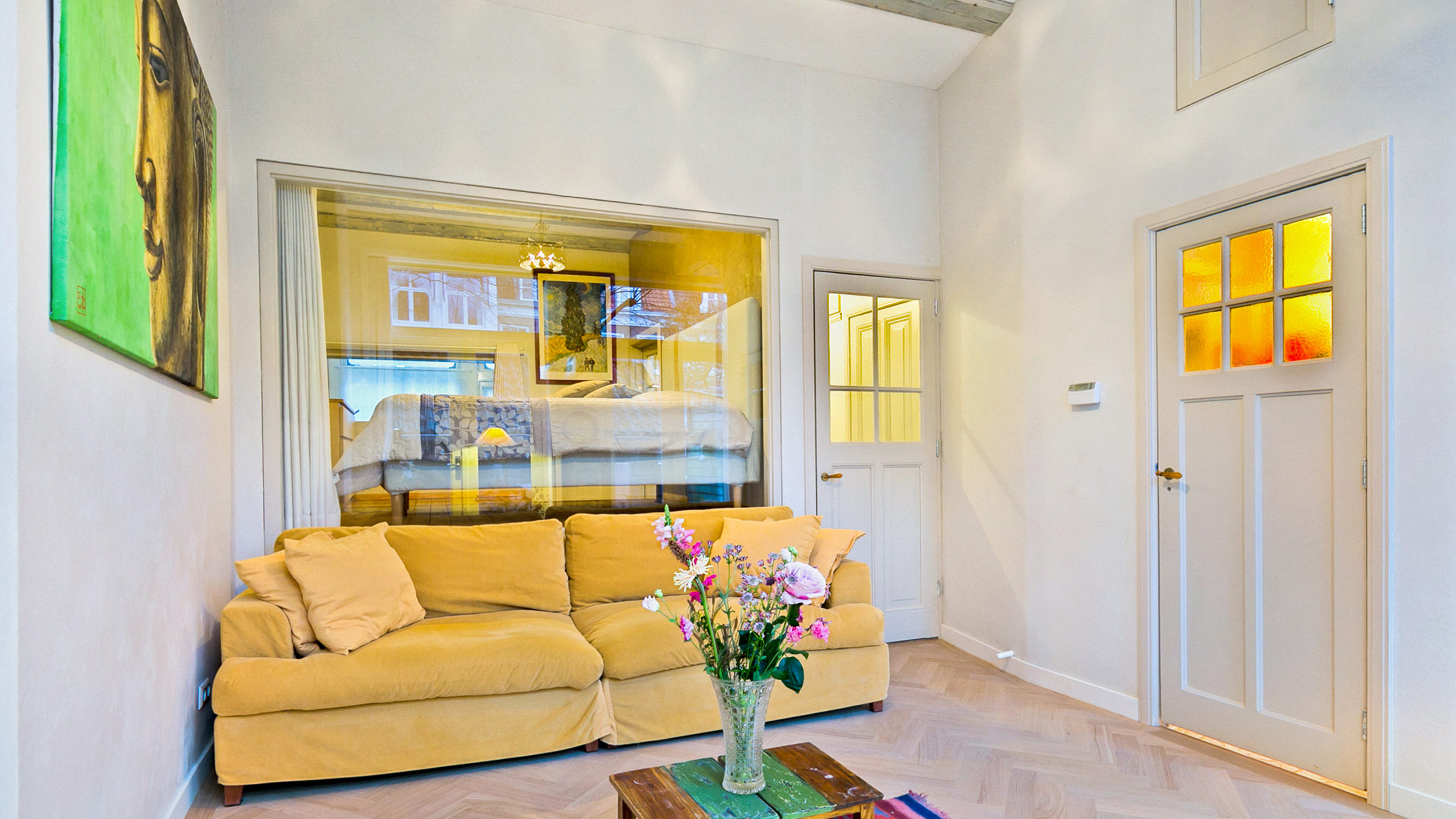 Residential - City apartment, Floated clay plaster